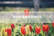 圆的东西能联想到什么（什么东西是圆的）
